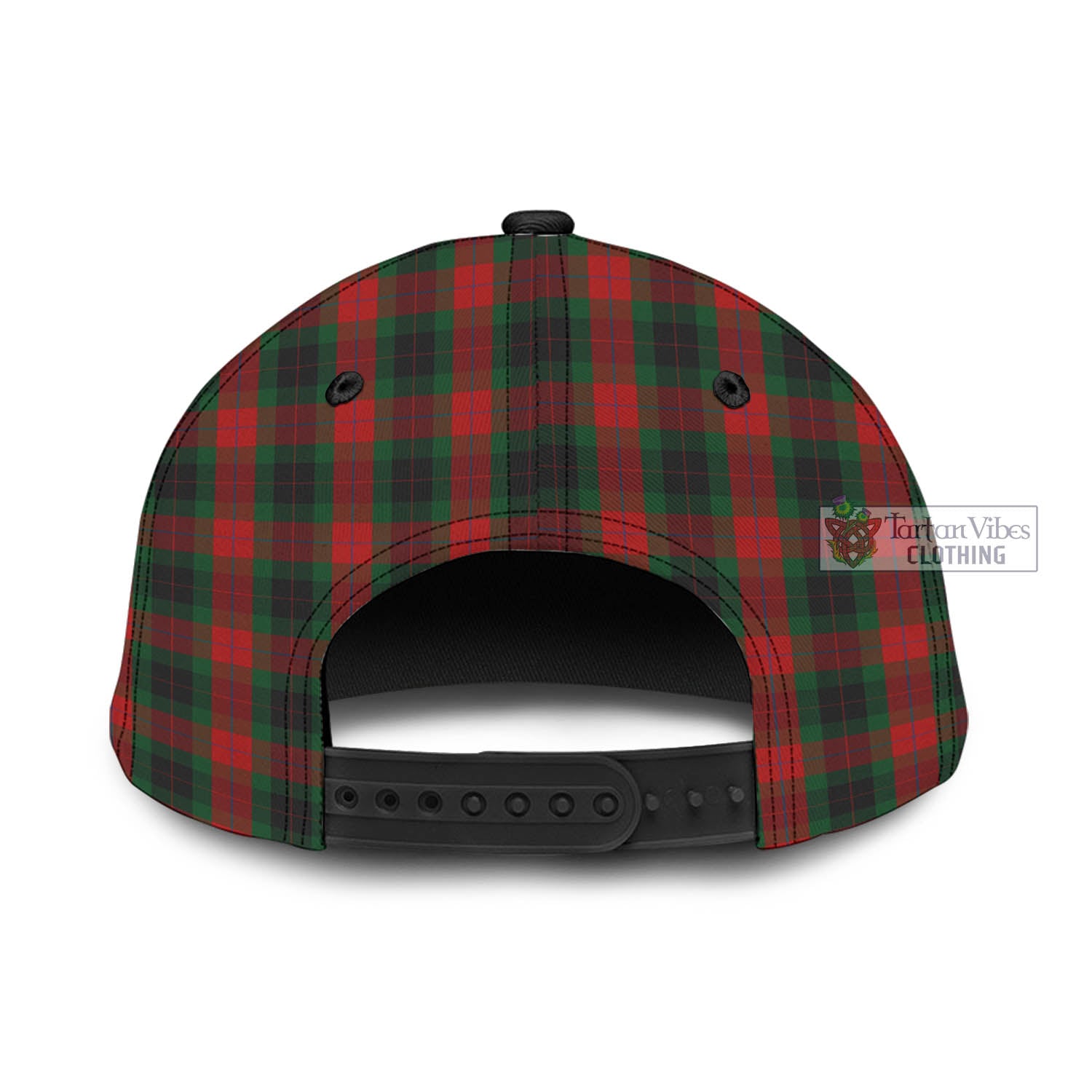 Tartan Vibes Clothing Skene of Cromar Black Tartan Classic Cap with Family Crest In Me Style