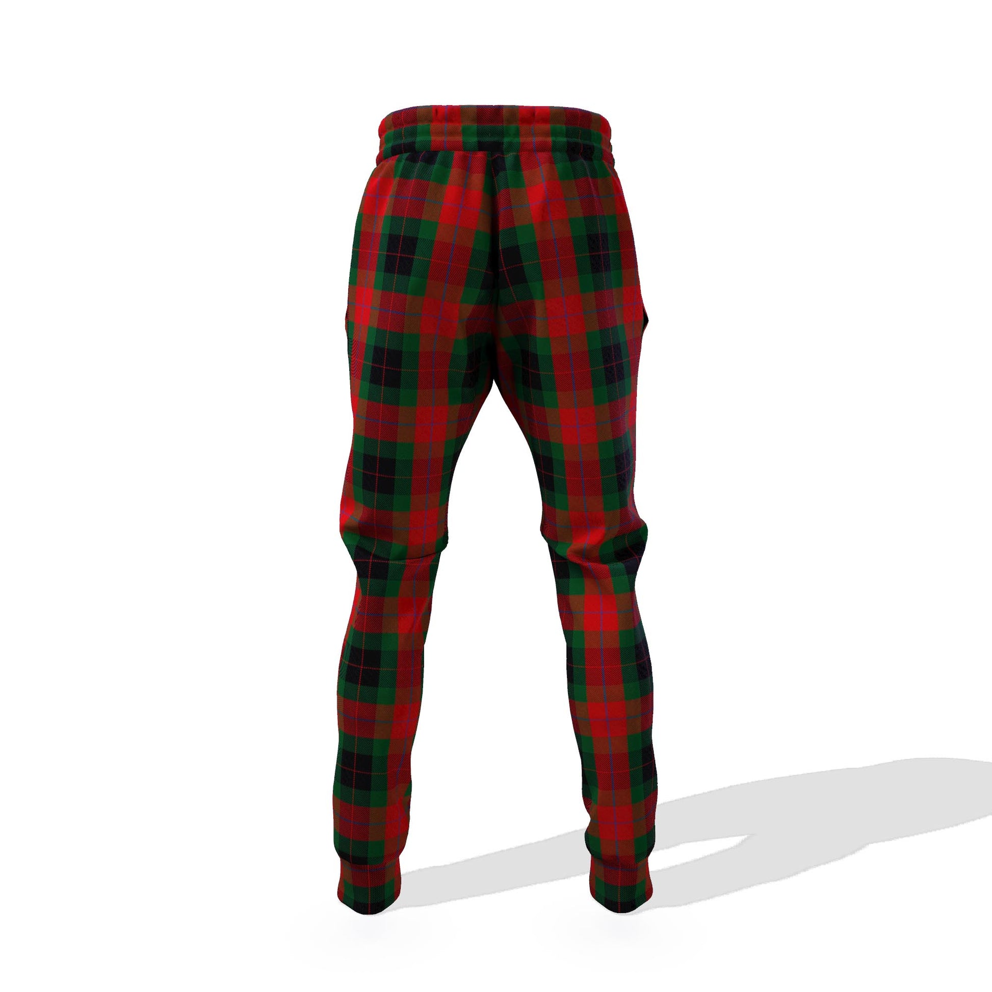 Skene of Cromar Black Tartan Joggers Pants with Family Crest 6XL - Tartan Vibes Clothing