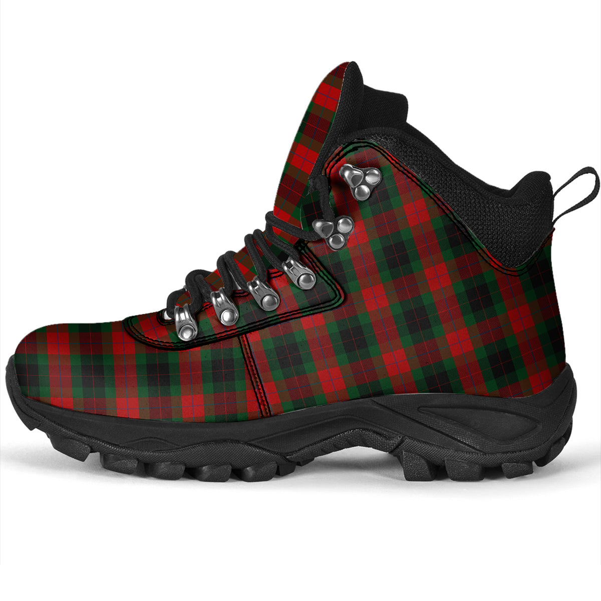 Skene of Cromar Black Tartan Alpine Boots - Tartanvibesclothing