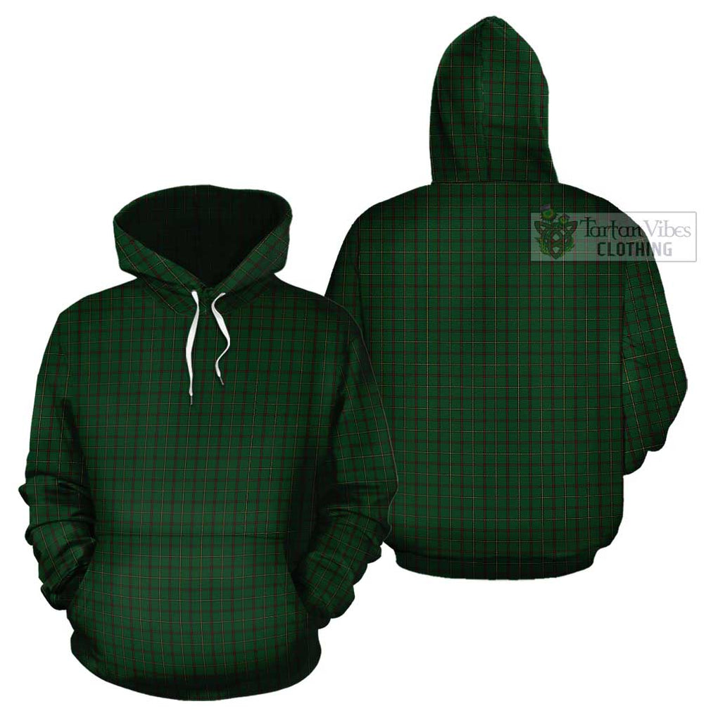 Skene or Tribe of Mar Tartan Cotton Hoodie Pullover Hoodie - Tartan Vibes Clothing