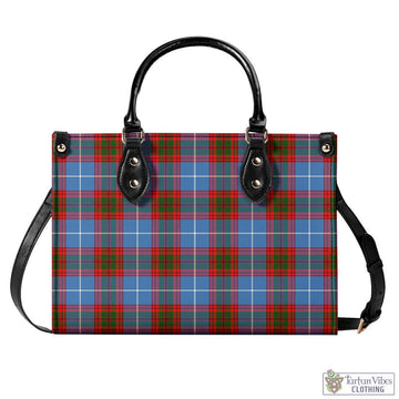 Skirving Tartan Luxury Leather Handbags L - Tartan Vibes Clothing
