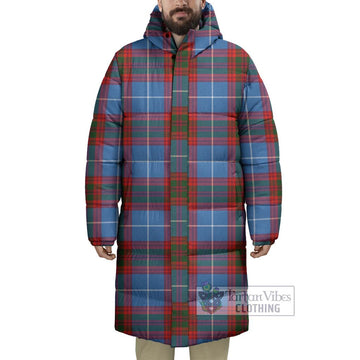 Skirving Tartan Long Down Jacket