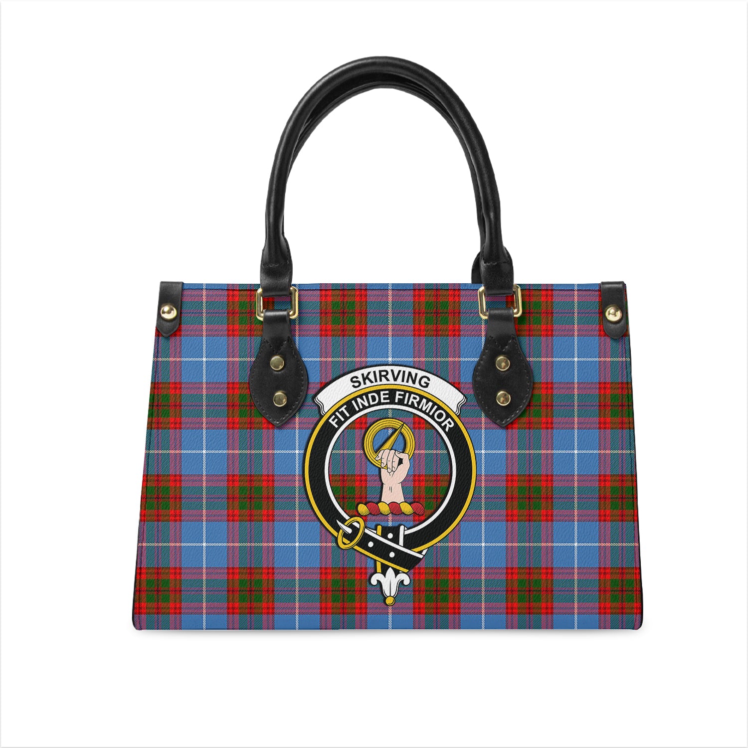 skirving-tartan-leather-bag-with-family-crest