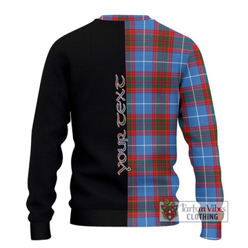 Skirving Tartan Ugly Sweater with Family Crest and Half Of Me Style - Tartan Vibes Clothing