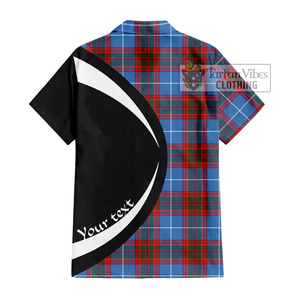 Skirving Tartan Hawaiian Shirt with Family Crest Circle Style - Tartan Vibes Clothing
