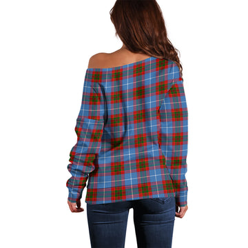 Skirving Tartan Off Shoulder Women Sweater - Tartan Vibes Clothing