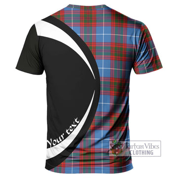 Skirving Tartan T-Shirt with Family Crest Circle Style