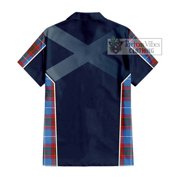 Skirving Tartan Hawaiian Shirt with Family Crest and Lion Rampant Vibes Sport Style - Tartan Vibes Clothing