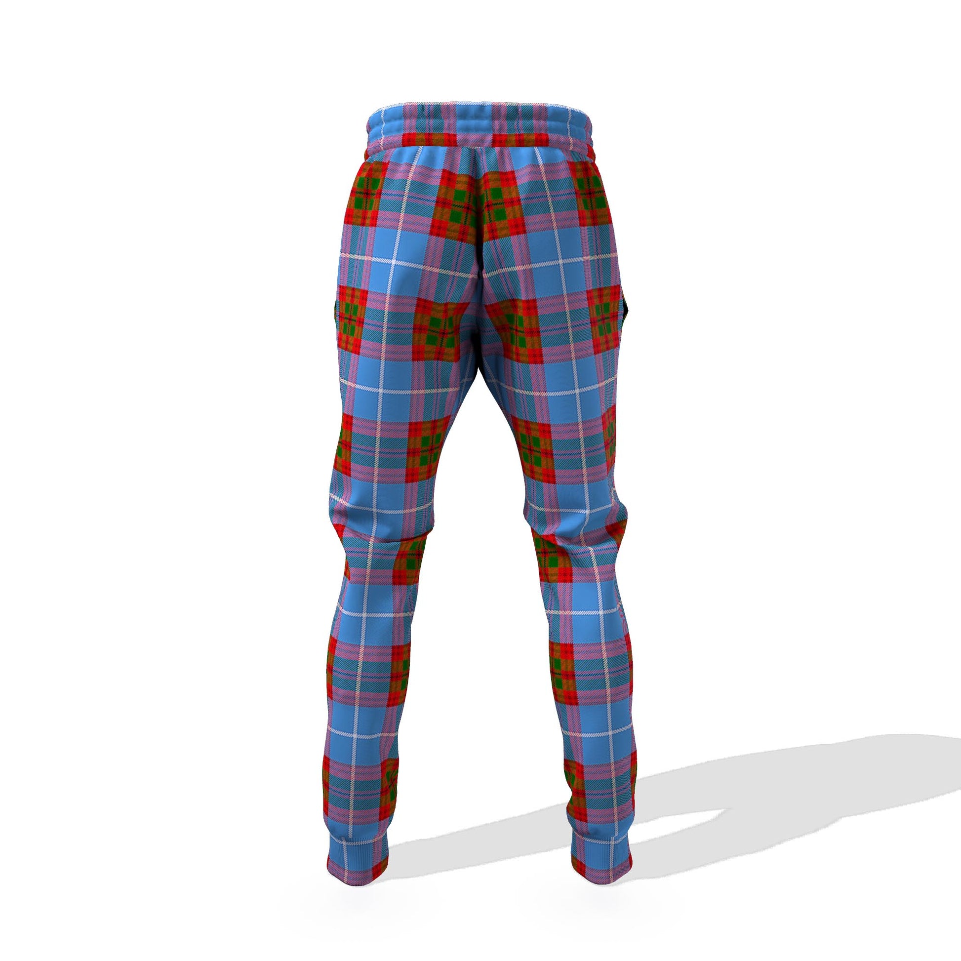 Skirving Tartan Joggers Pants with Family Crest 6XL - Tartan Vibes Clothing