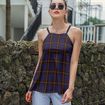 Sligo Tartan Loose Halter Neck Camisole Women - Tartan Vibes Clothing