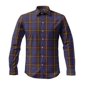 Sligo County Ireland Tartan Long Sleeve Button Up Shirt Men's Shirt - Tartan Vibes Clothing