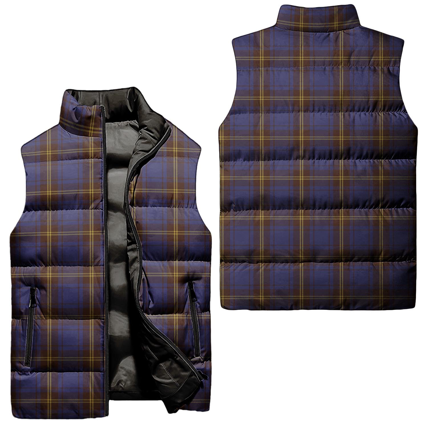 Sligo County Ireland Tartan Sleeveless Puffer Jacket Unisex - Tartanvibesclothing