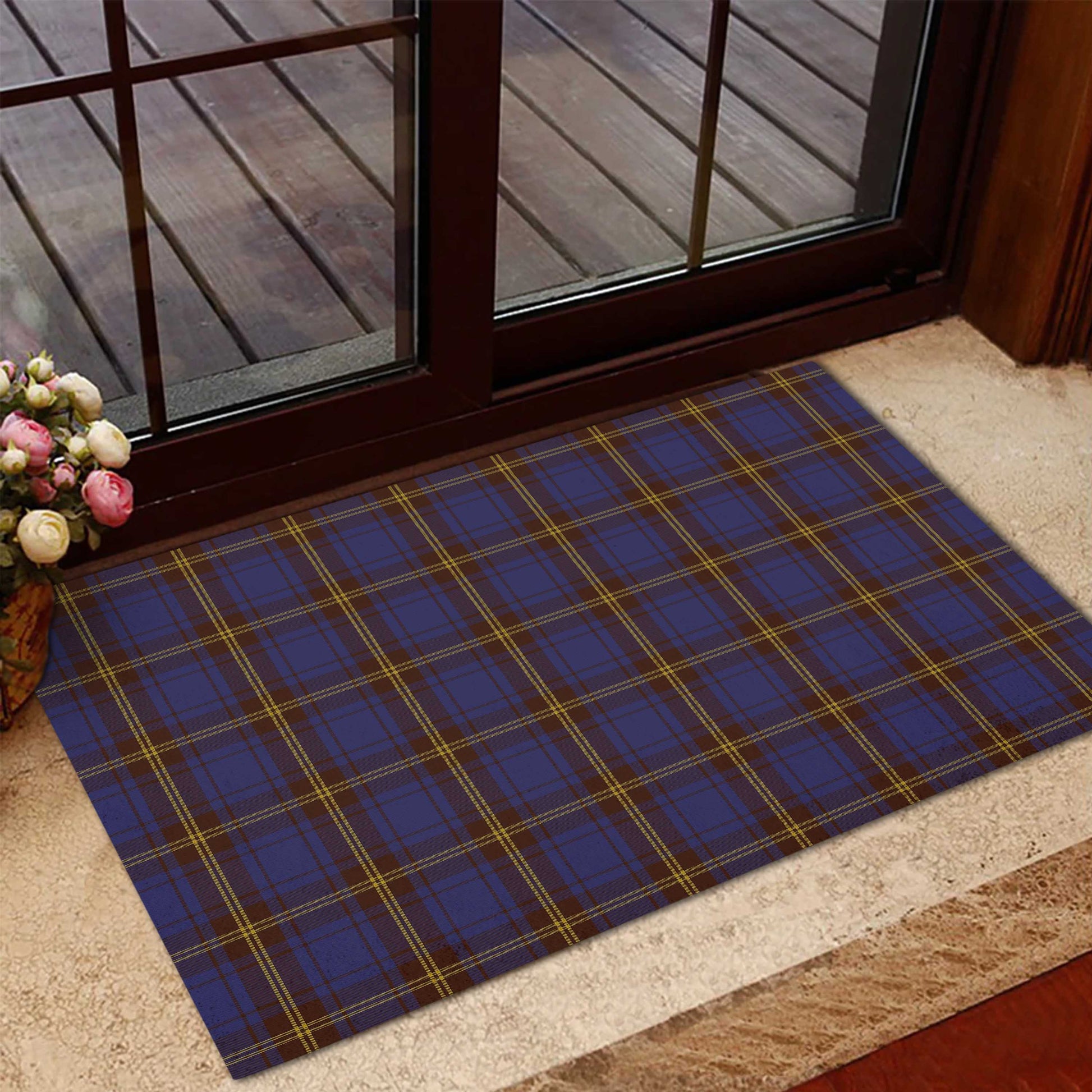 Sligo County Ireland Tartan Door Mat - Tartanvibesclothing Shop