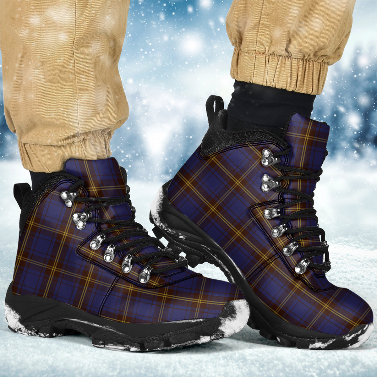 Sligo County Ireland Tartan Alpine Boots - Tartanvibesclothing