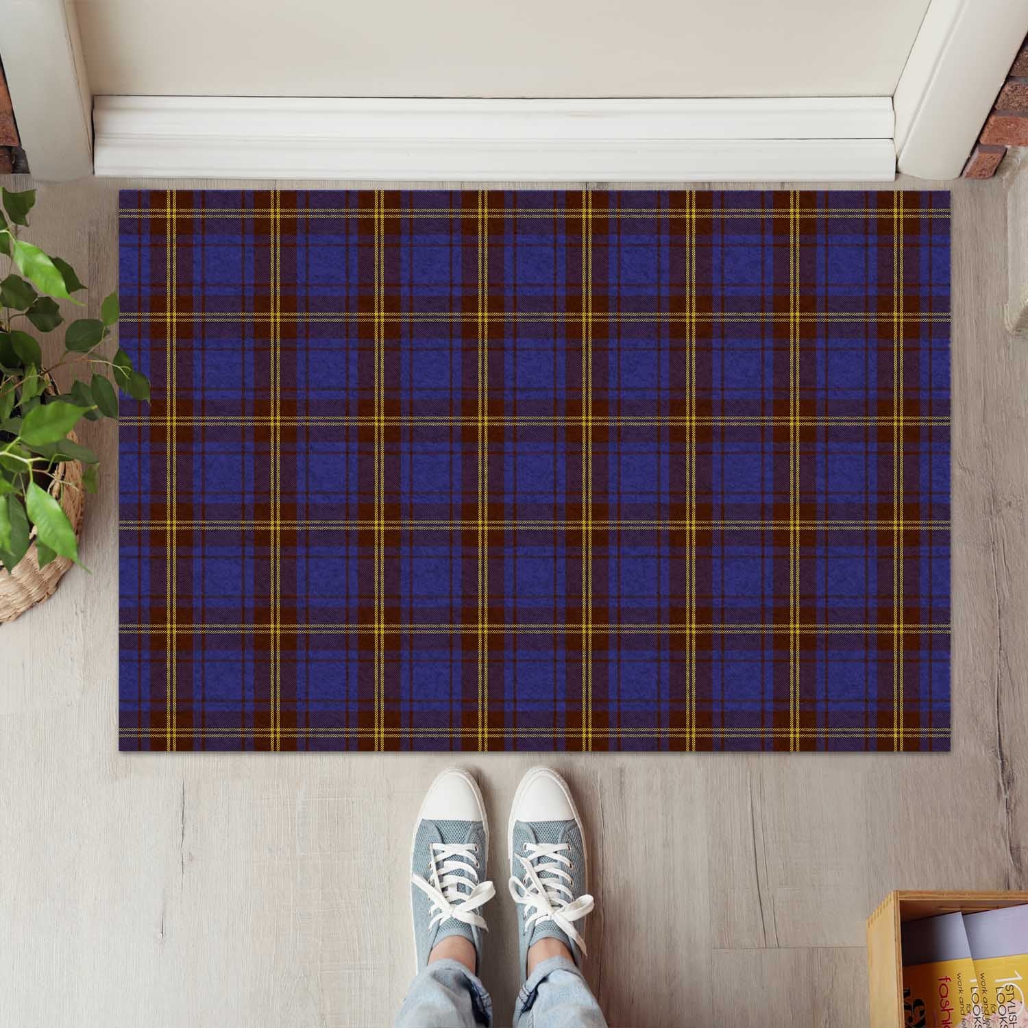 Sligo County Ireland Tartan Door Mat - Tartanvibesclothing Shop