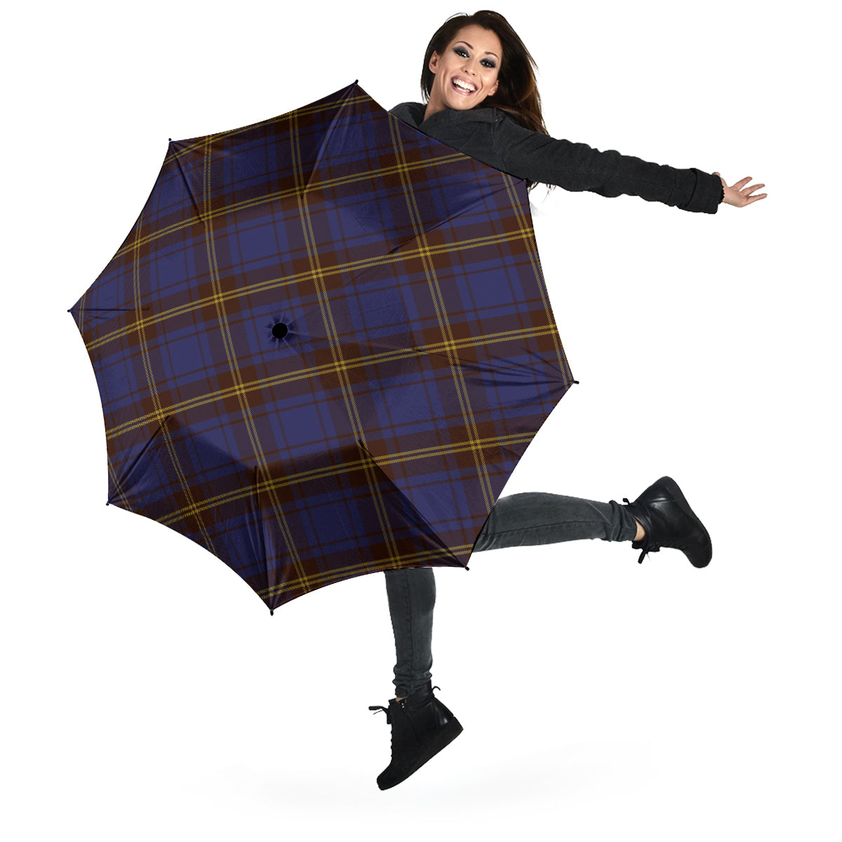 Sligo County Ireland Tartan Umbrella - Tartanvibesclothing