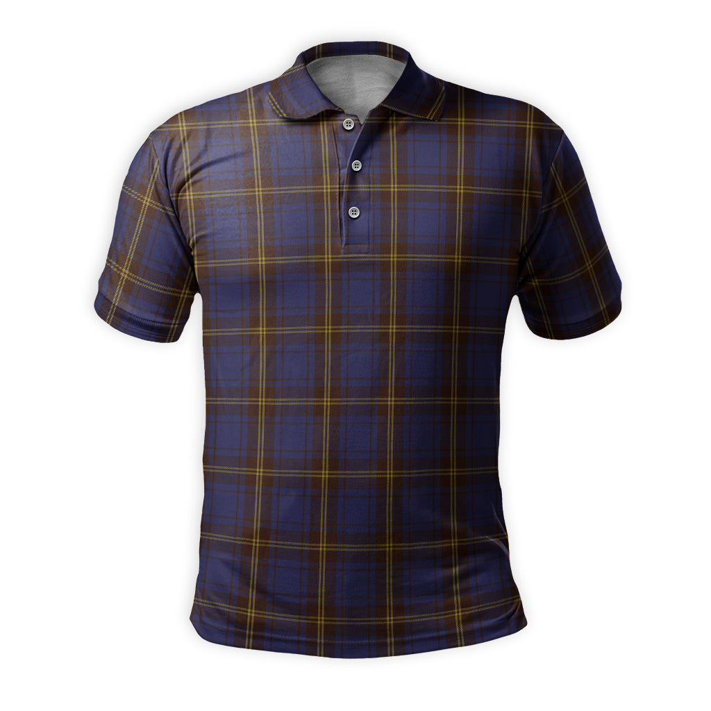 Sligo County Ireland Tartan Mens Polo Shirt