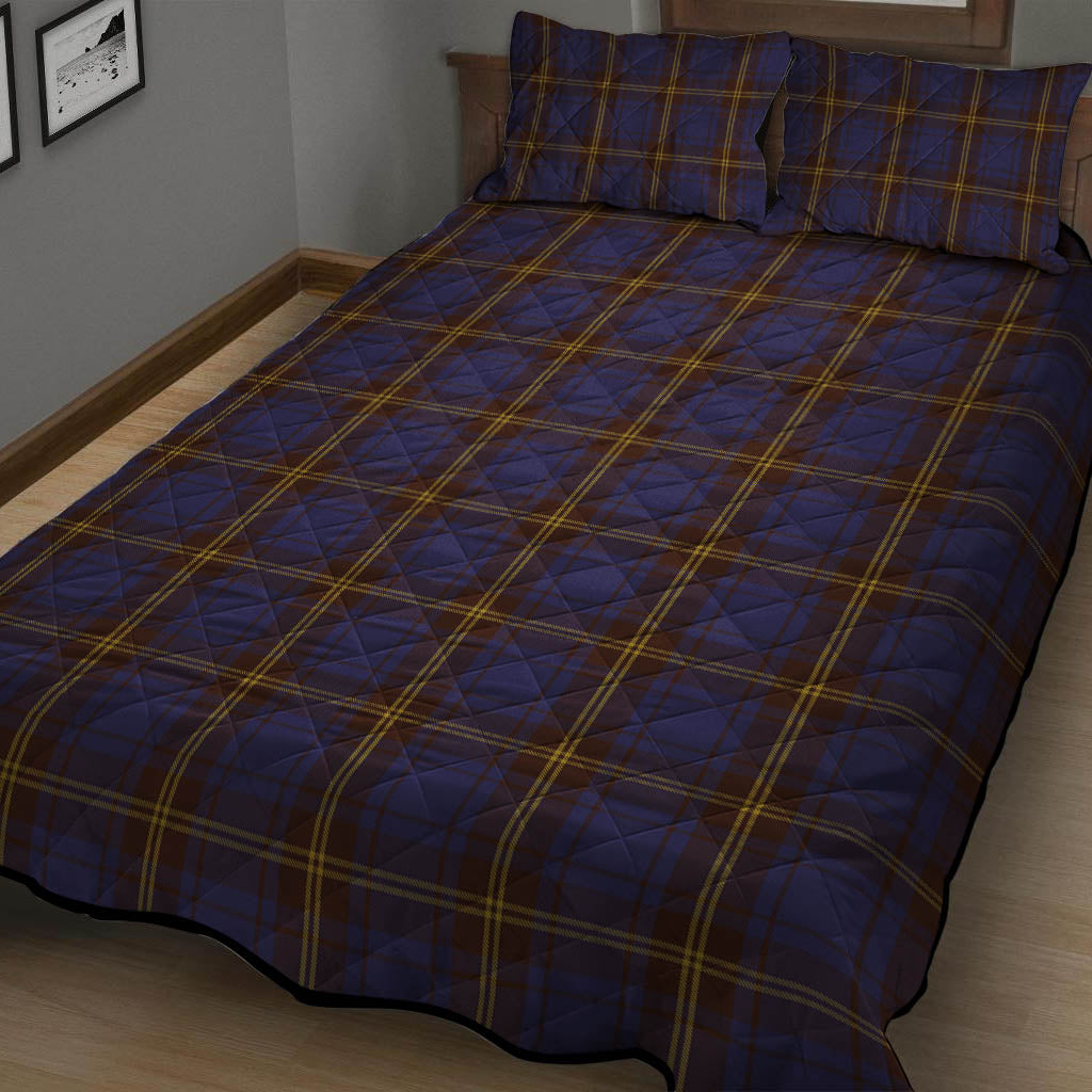 Sligo County Ireland Tartan Quilt Bed Set - Tartan Vibes Clothing