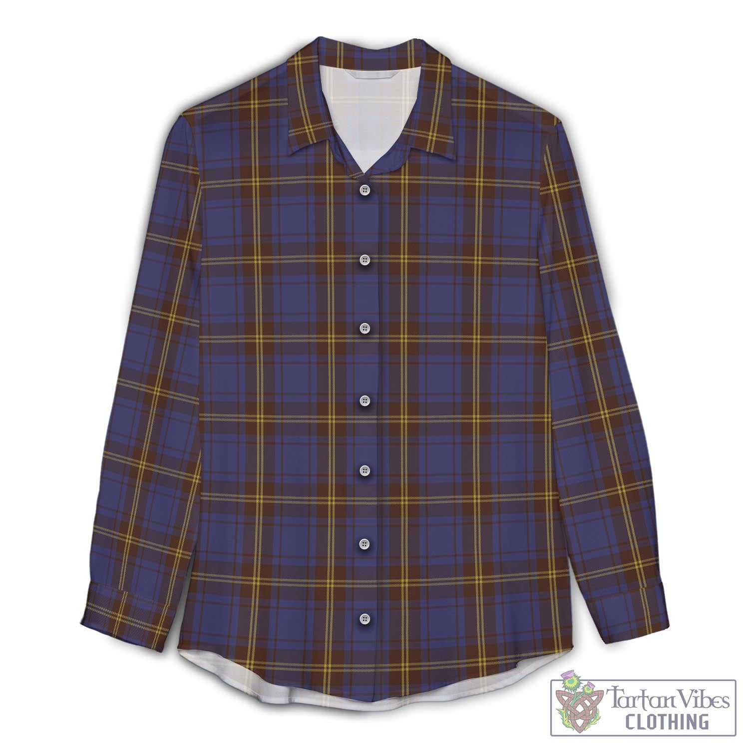 Sligo County Ireland Tartan Womens Casual Shirt