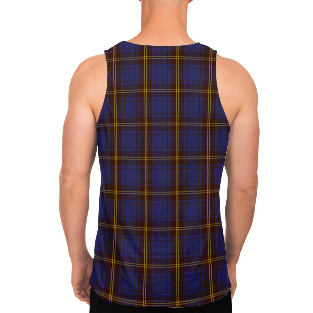 sligo-county-ireland-tartan-mens-tank-top