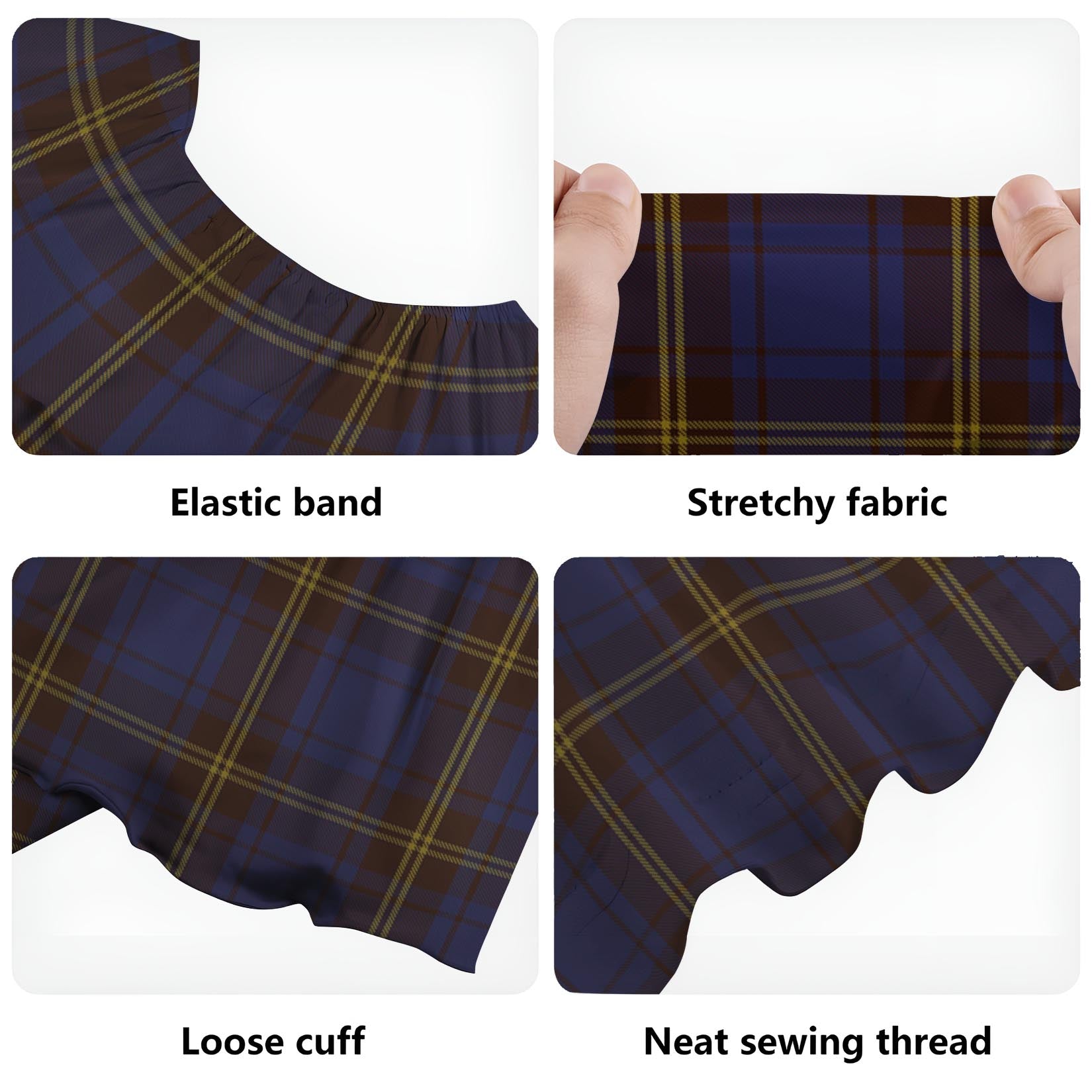 Sligo County Ireland Tartan Off Shoulder Long Dress - Tartanvibesclothing