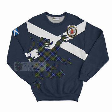 Smith Tartan Lion Rampant Sweatshirt  Proudly Display Your Heritage with Alba Gu Brath and Clan Name