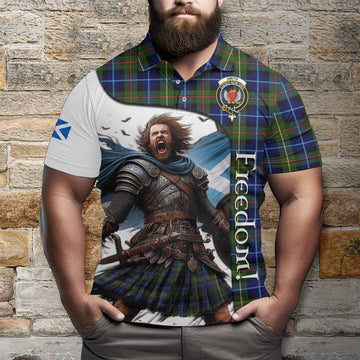 Smith Crest Tartan Polo Shirt Inspired by the Freedom of Scottish Warrior