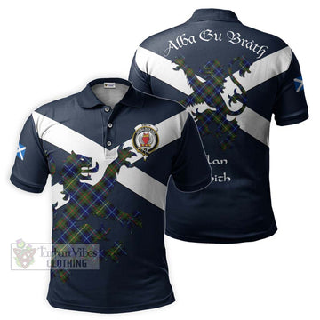 Smith Tartan Lion Rampant Polo Shirt Proudly Display Your Heritage with Alba Gu Brath and Clan Name Kid - Tartan Vibes Clothing