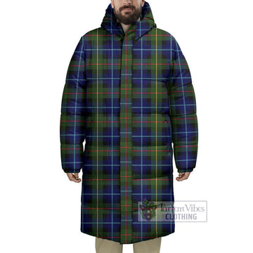 Smith Tartan Long Down Jacket