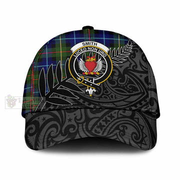 Smith Tartan Classic Cap with New Zealand Silver Fern Half Style