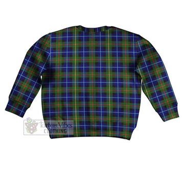 Smith Tartan Kid Ugly Sweater with Family Crest - Tartan Vibes Clothing