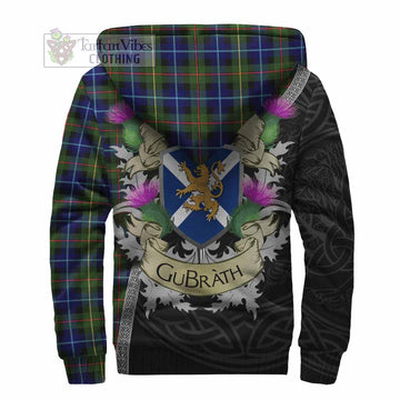 Smith Tartan Family Crest Sherpa Hoodie Lion Rampant Royal Thistle Shield Celtic Inspired - Tartan Vibes Clothing