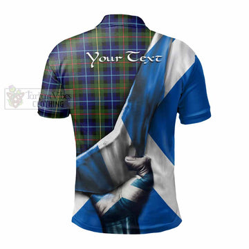 Smith Tartan Polo Shirt with Family Crest Scotland Patriotic Style