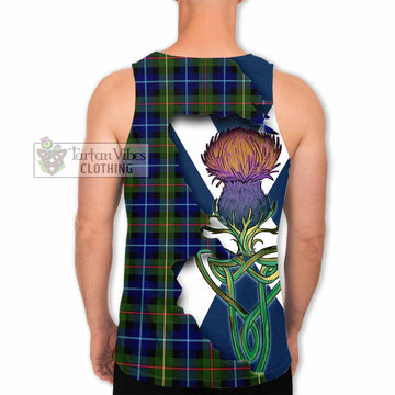 Smith Tartan Family Crest Men's Tank Top Scottish Thistle Celtic Inspired - Tartan Vibes Clothing