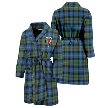 Smith Ancient Tartan Bathrobe with Family Crest