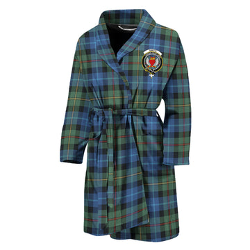 Smith Ancient Tartan Bathrobe with Family Crest