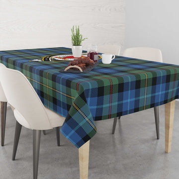 Smith Ancient Tartan Tablecloth with Family Crest