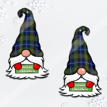 Smith Gnome Christmas Ornament with His Tartan Christmas Hat