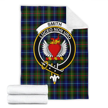 Smith Tartan Blanket with Family Crest