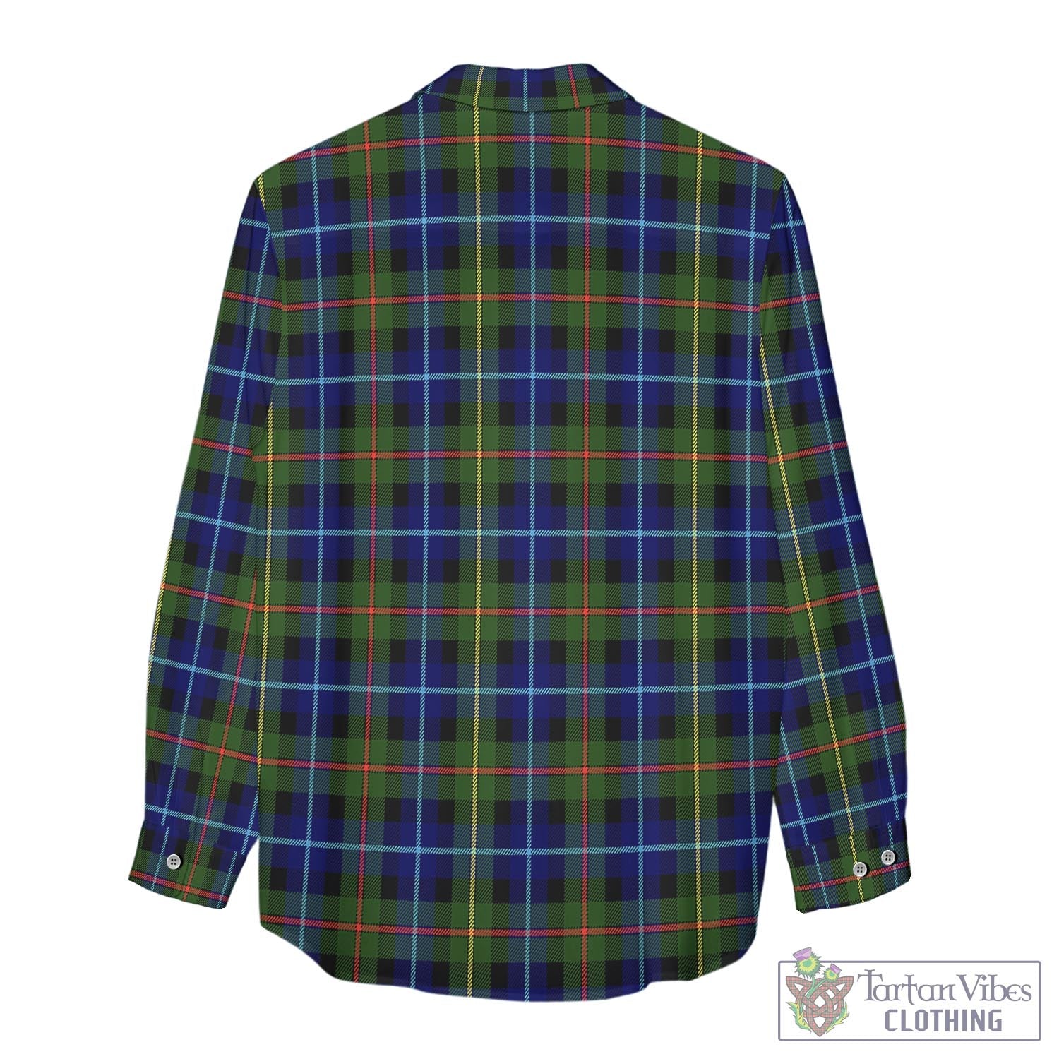 Tartan Vibes Clothing Smith Modern Tartan Womens Casual Shirt with Family Crest