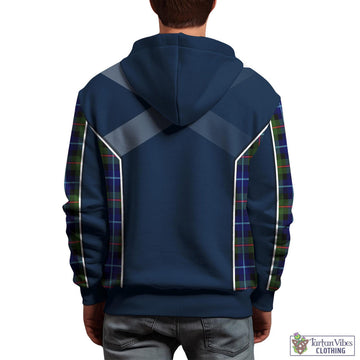 Smith Tartan Hoodie with Family Crest and Lion Rampant Vibes Sport Style