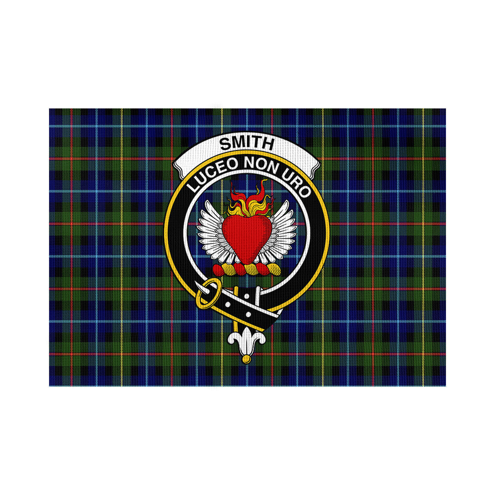 Smith Tartan Flag with Family Crest - Tartan Vibes Clothing