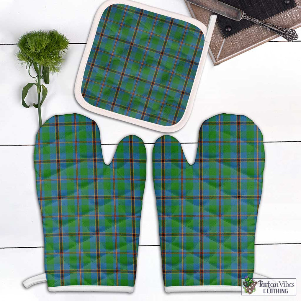 Snodgrass Tartan Combo Oven Mitt & Pot-Holder Combo 1 Oven Mitt & 1 Pot-Holder White - Tartan Vibes Clothing