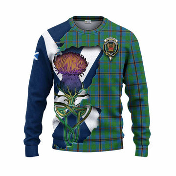 Snodgrass Tartan Family Crest Knitted Sweater Scottish Thistle Celtic Inspired Unisex - Tartan Vibes Clothing