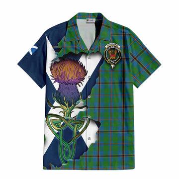 Snodgrass Tartan Family Crest Hawaiian Shirt Scottish Thistle Celtic Inspired Kid - Tartan Vibes Clothing