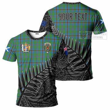 Snodgrass Crest Tartan T-Shirt with New Zealand Silver Fern Half Style