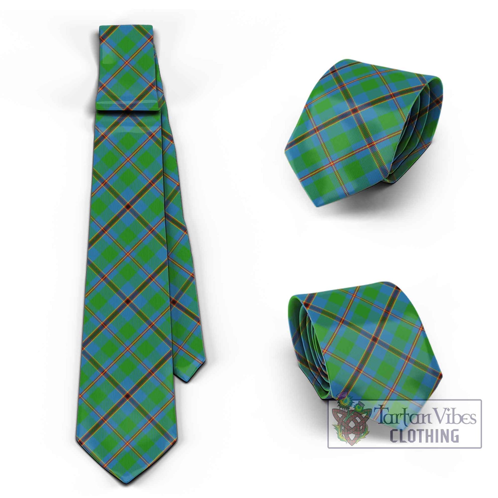 Tartan Vibes Clothing Snodgrass Tartan Classic Necktie Cross Style