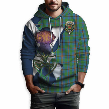 Snodgrass Tartan Family Crest Hoodie Scottish Thistle Celtic Inspired Pullover Hoodie - Tartan Vibes Clothing