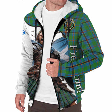 Snodgrass Crest Tartan Sherpa Hoodie Inspired by the Freedom of Scottish Warrior