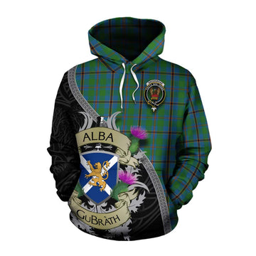 Snodgrass Tartan Family Crest Cotton Hoodie Lion Rampant Royal Thistle Shield Celtic Inspired Pullover Hoodie XS - Tartan Vibes Clothing